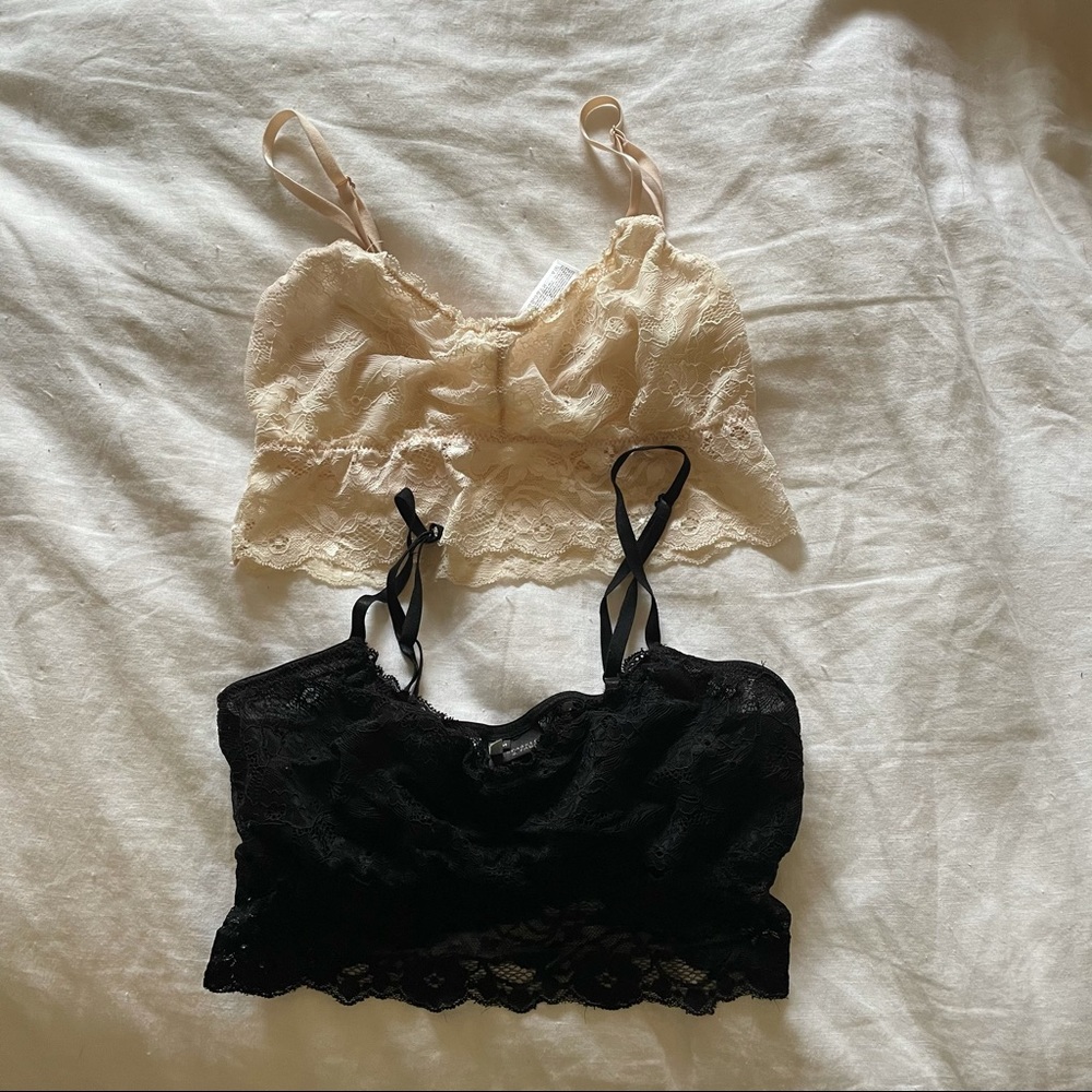 Set of urban outfitter bralettes